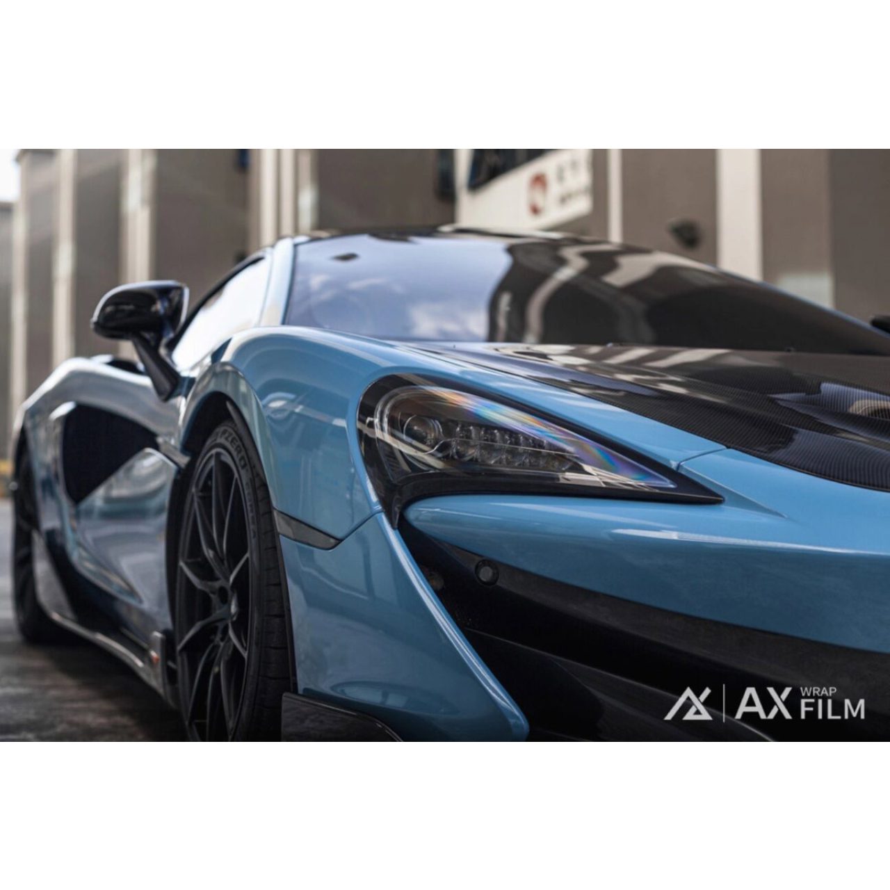 AX FLIM TPU CHINA BLUE  - XANH TRUNG HOA - Hình 4