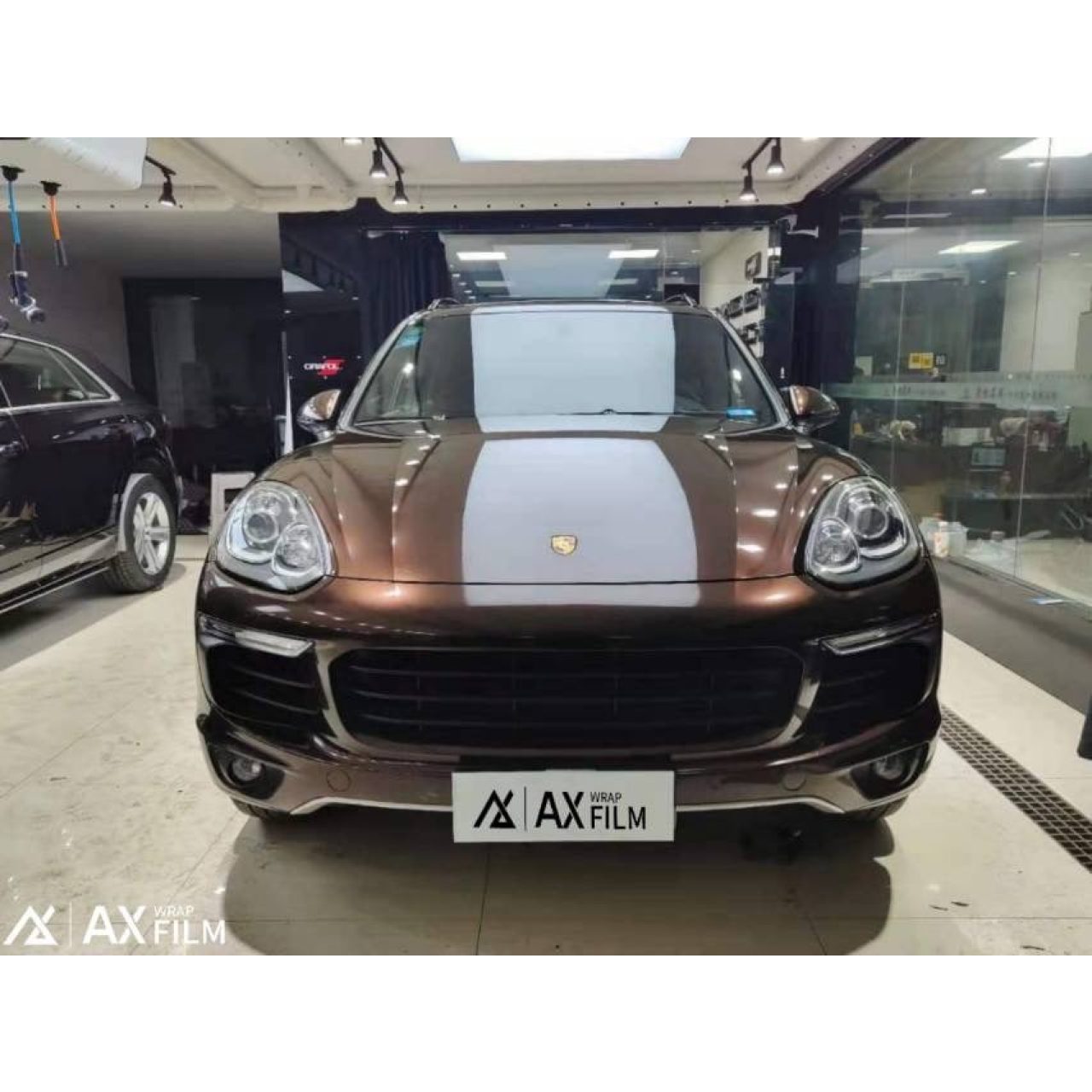AX FLIM TPU MAHOGANY METALLIC - NÂU GỖ GỤ KIM LOẠI - Hình 2