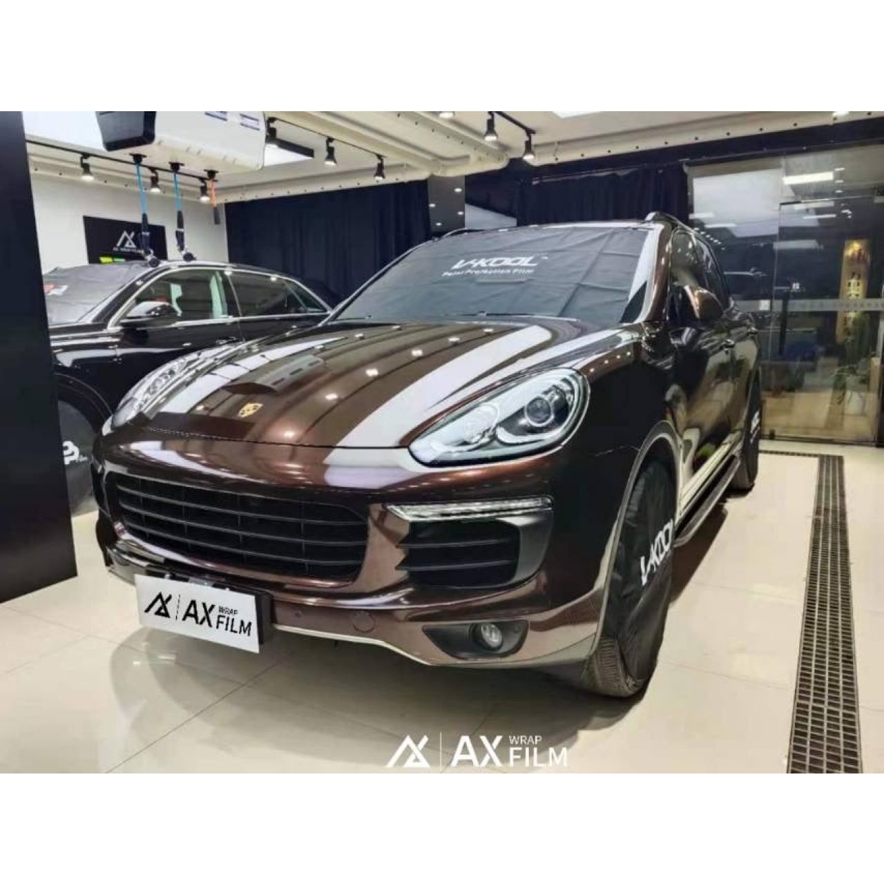 AX FLIM TPU MAHOGANY METALLIC - NÂU GỖ GỤ KIM LOẠI - Hình 5