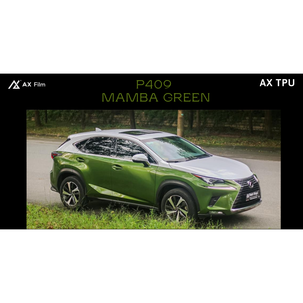 AX FLIM FLIM TPU MAMBA GREEN -  XANH RẮN LỤC - Hình 1