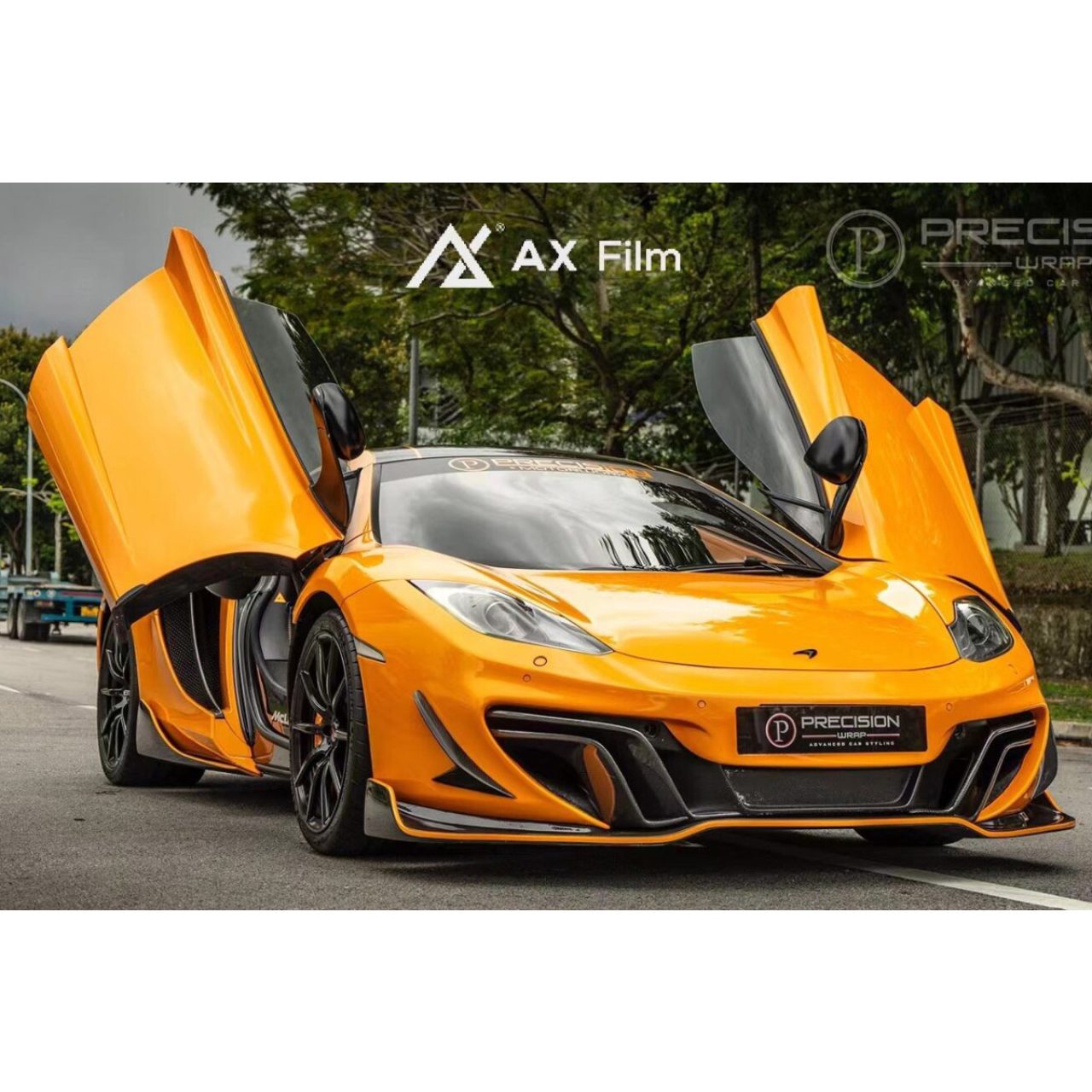 AX FLIM TPU MCLAREN ORANGE - CAM MCLAREN - Hình 3