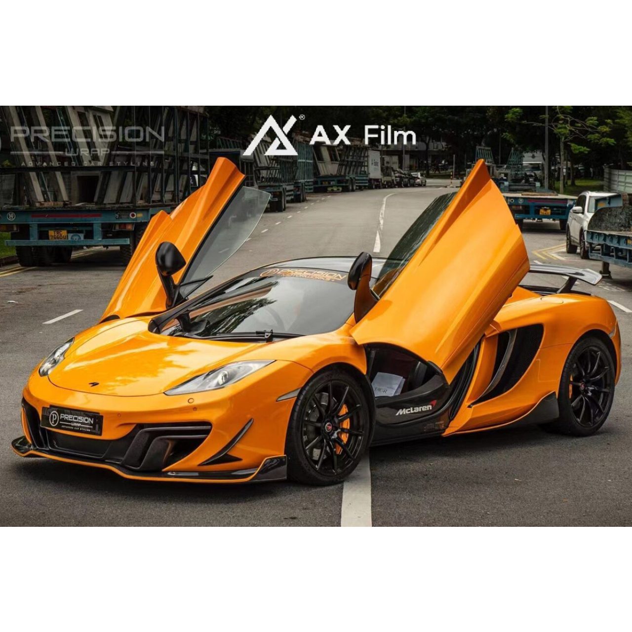 AX FLIM TPU MCLAREN ORANGE - CAM MCLAREN - Hình 4