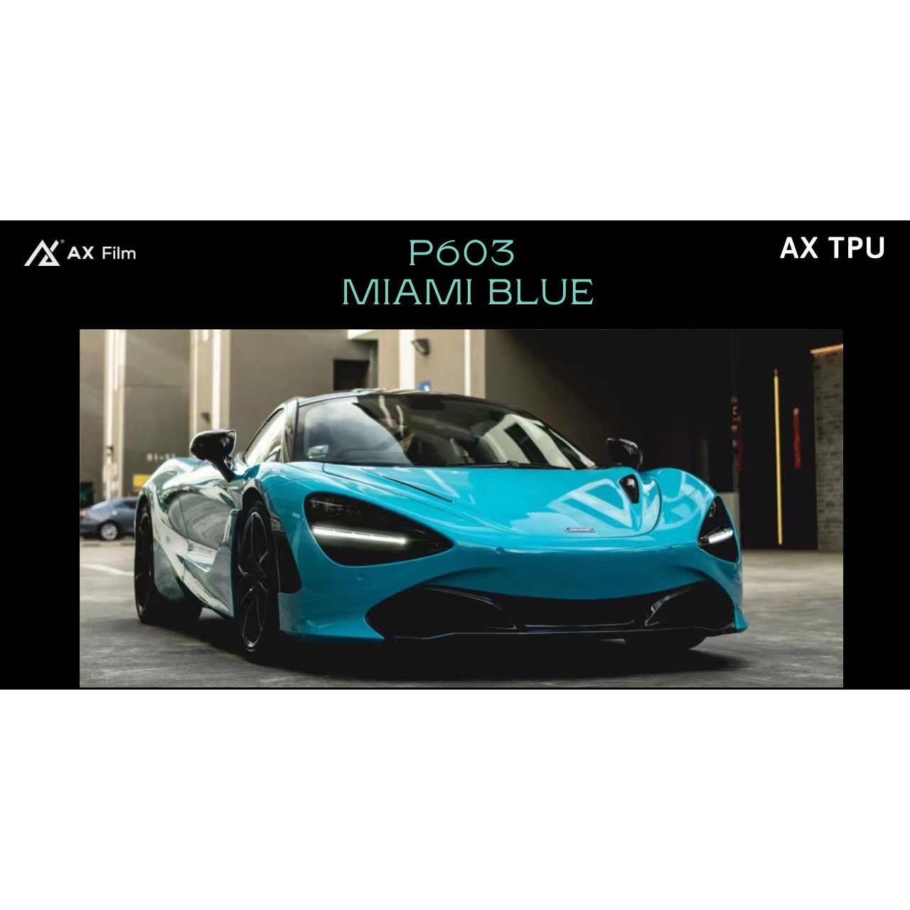 AX FLIM TPU MIAMI BLUE - MÀU XANH TRỜI MIAMI - Hình 1