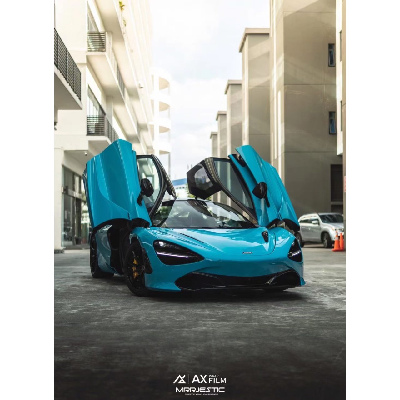 AX FLIM TPU MIAMI BLUE - MÀU XANH TRỜI MIAMI - Hình 2