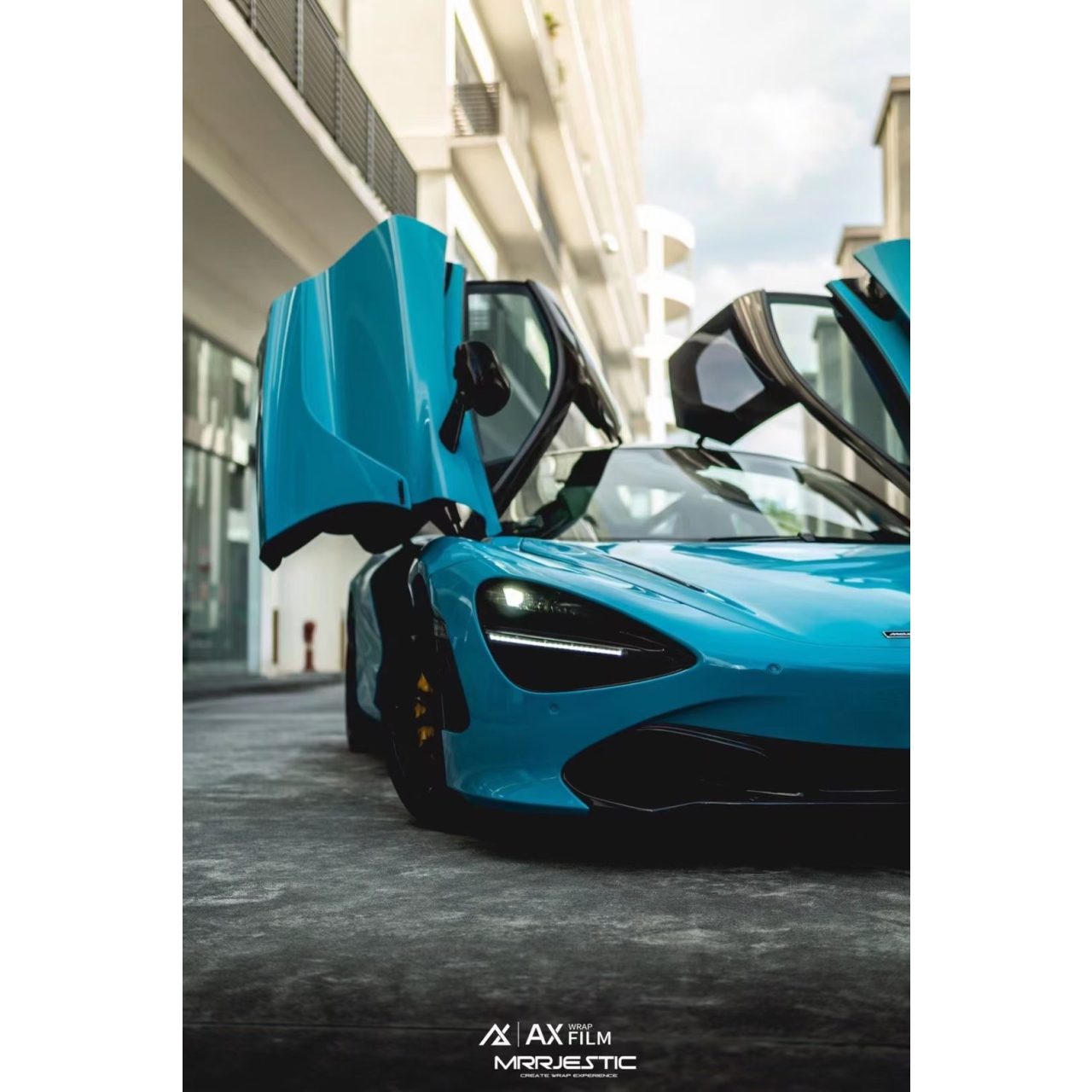 AX FLIM TPU MIAMI BLUE - MÀU XANH TRỜI MIAMI - Hình 3