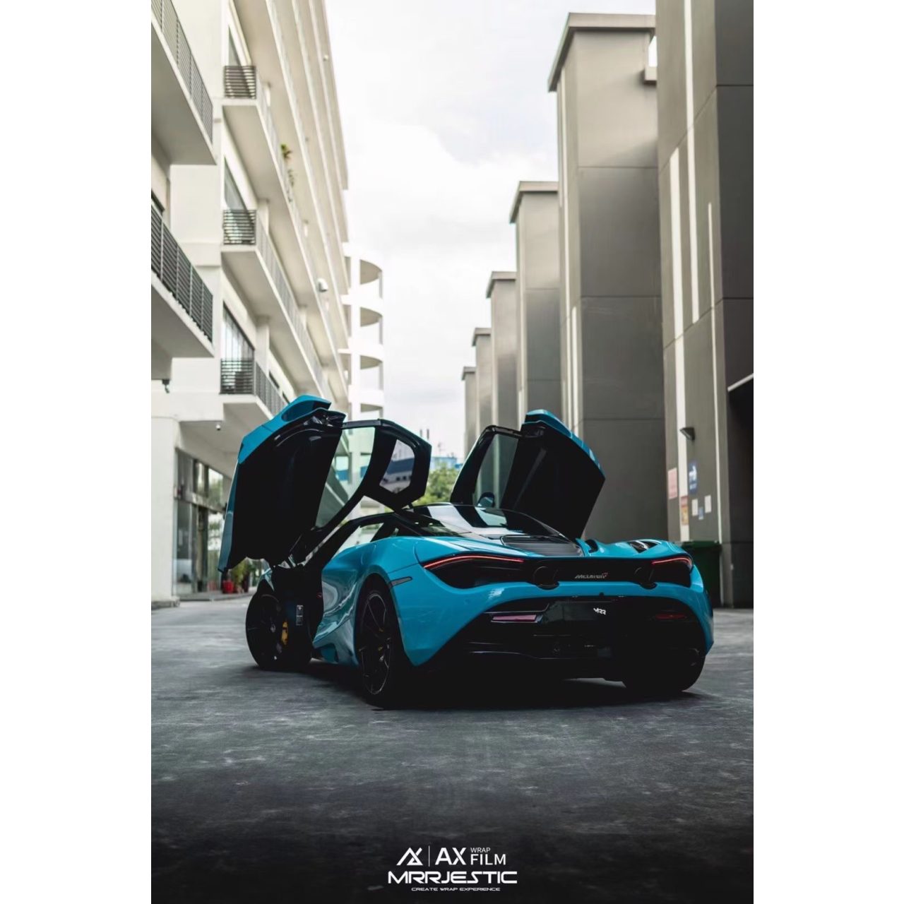 AX FLIM TPU MIAMI BLUE - MÀU XANH TRỜI MIAMI - Hình 4