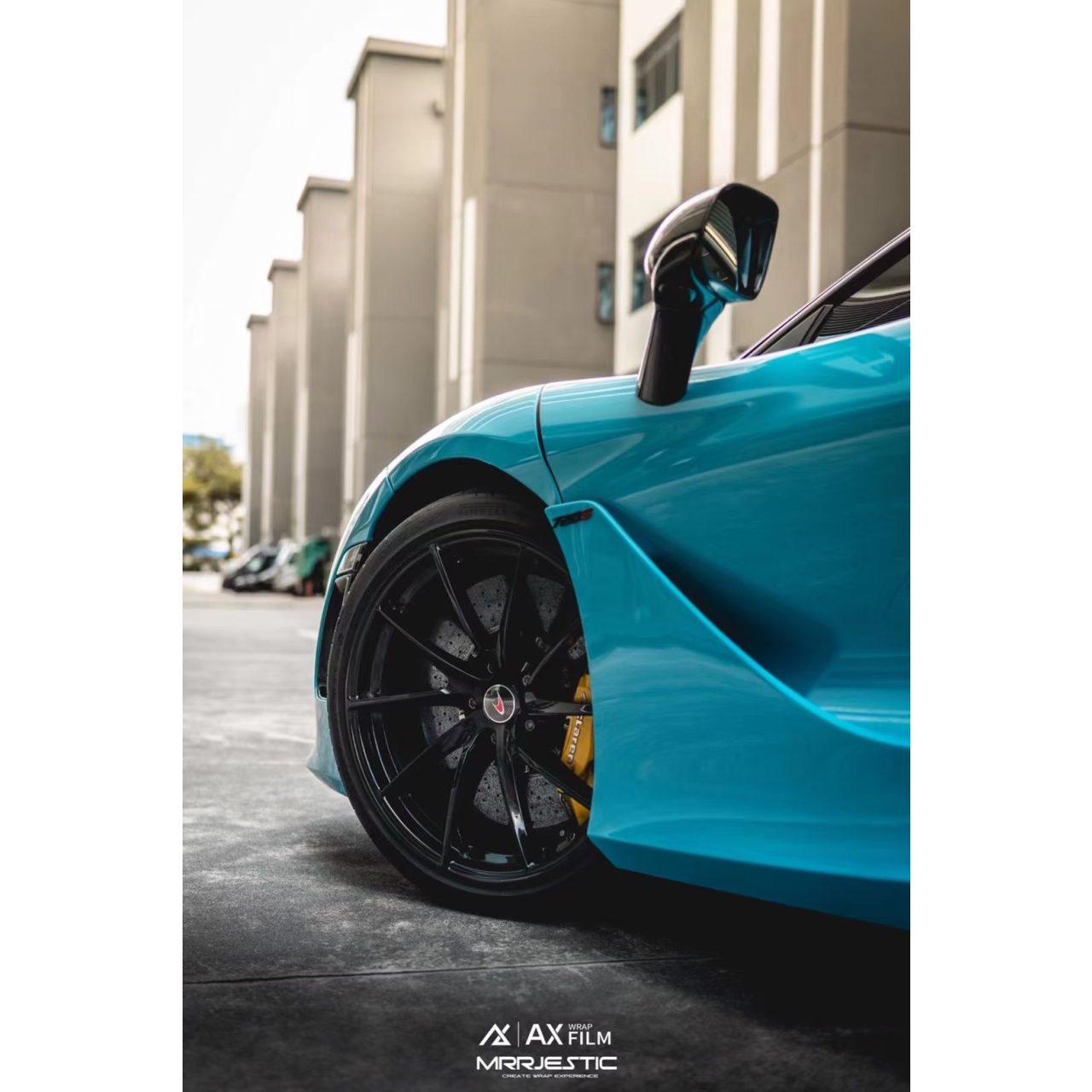 AX FLIM TPU MIAMI BLUE - MÀU XANH TRỜI MIAMI - Hình 5