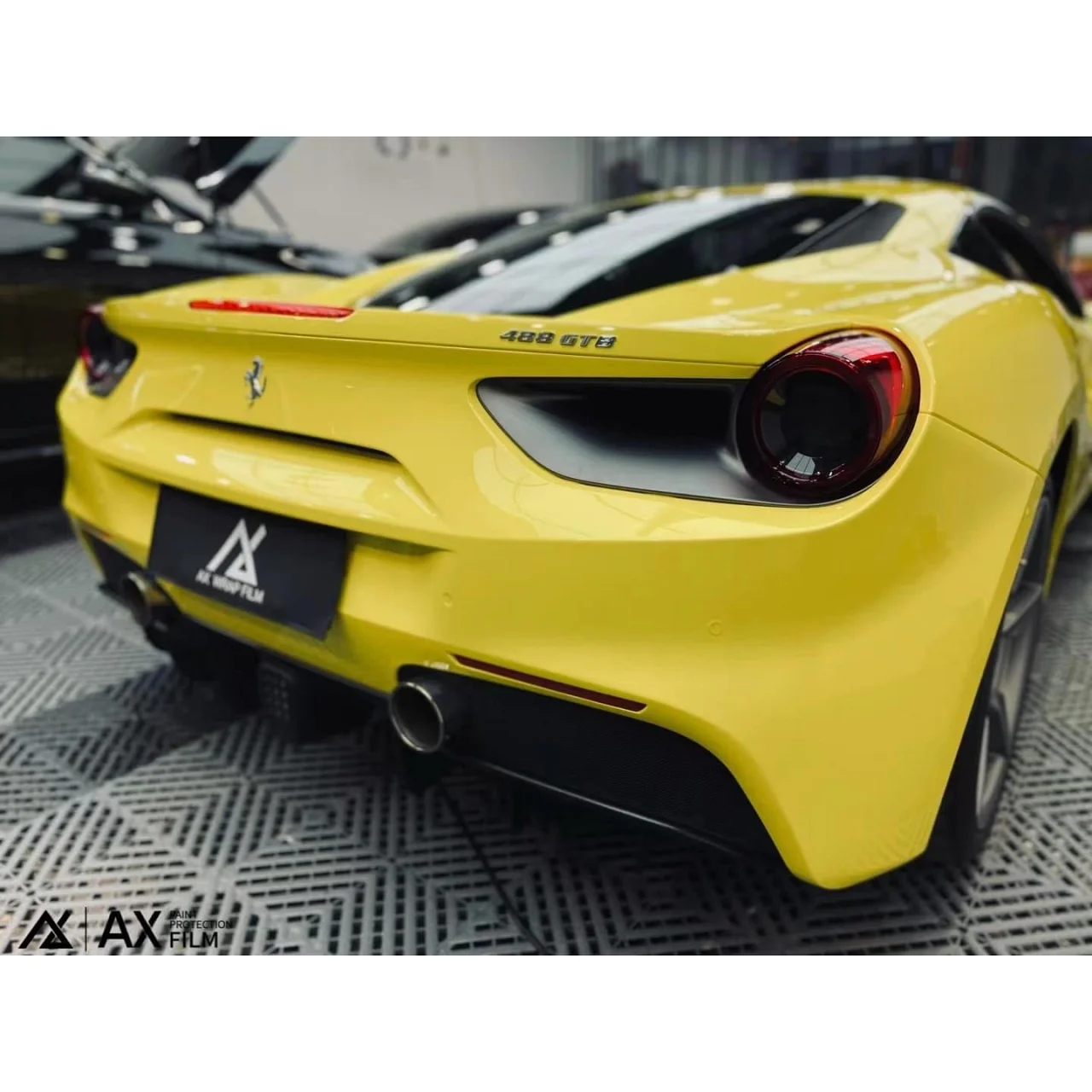 AX WRAP FILM GLOSS YELLOW – MÀU VÀNG BÓNG FERRARI 448 GTB - Hình 4