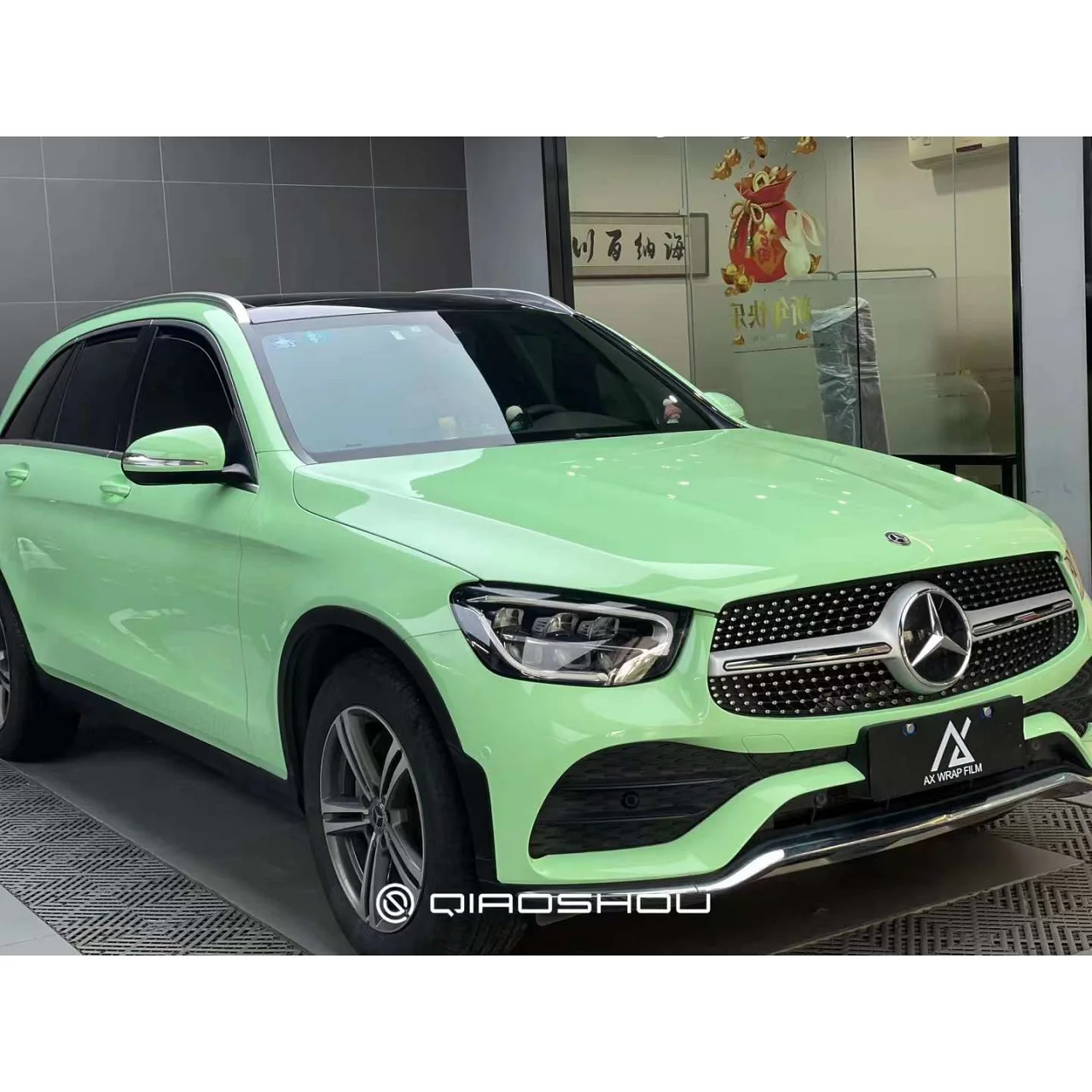 AX WRAP FILM ASH GREEN - XANH TRO - Hình 1