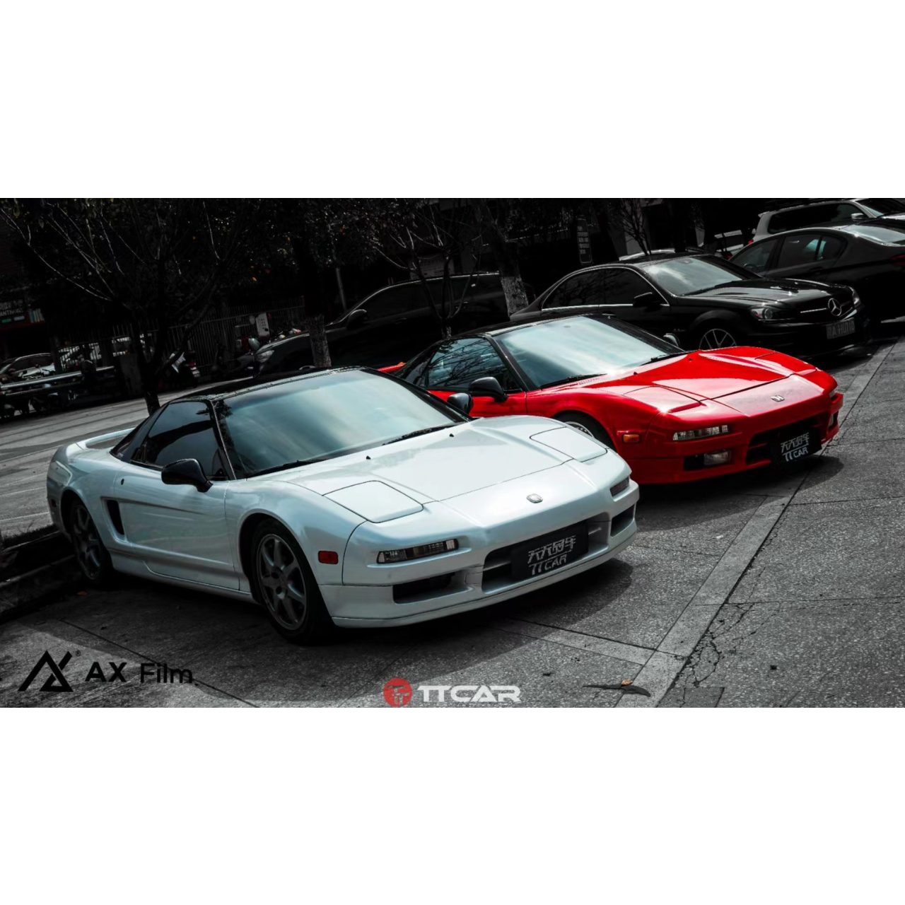 AX WRAP FILM Acura NSX - TRẮNG ÁNH KIM - Hình 2