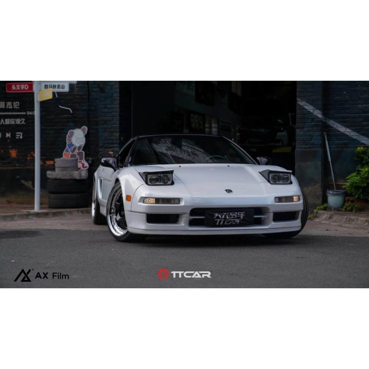 AX WRAP FILM Acura NSX - TRẮNG ÁNH KIM - Hình 3