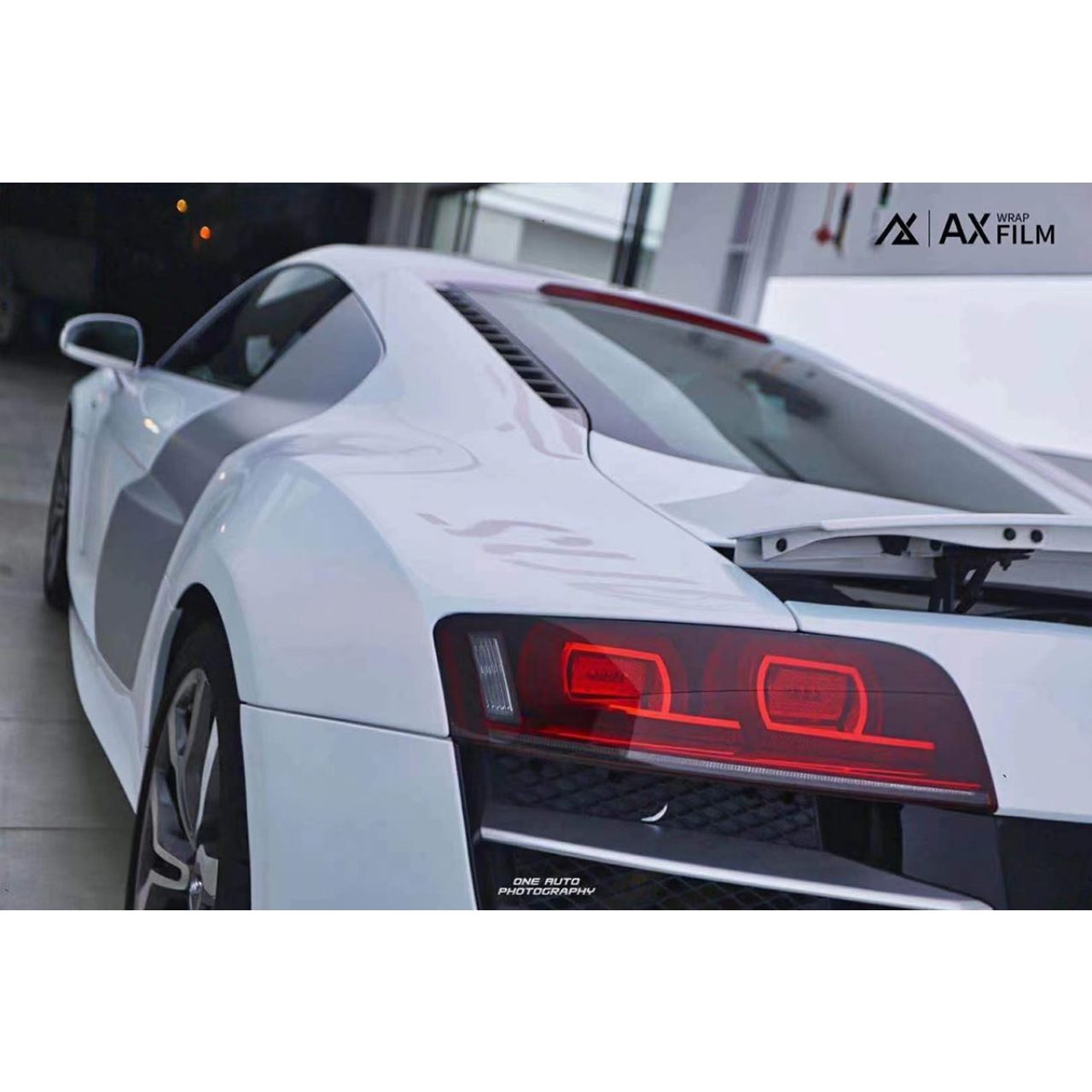 AX WRAP FILM DIAMOND WHITE PINK - MÀU TRẮNG KIM CƯƠNG ÁNH HỒNG - Hình 3