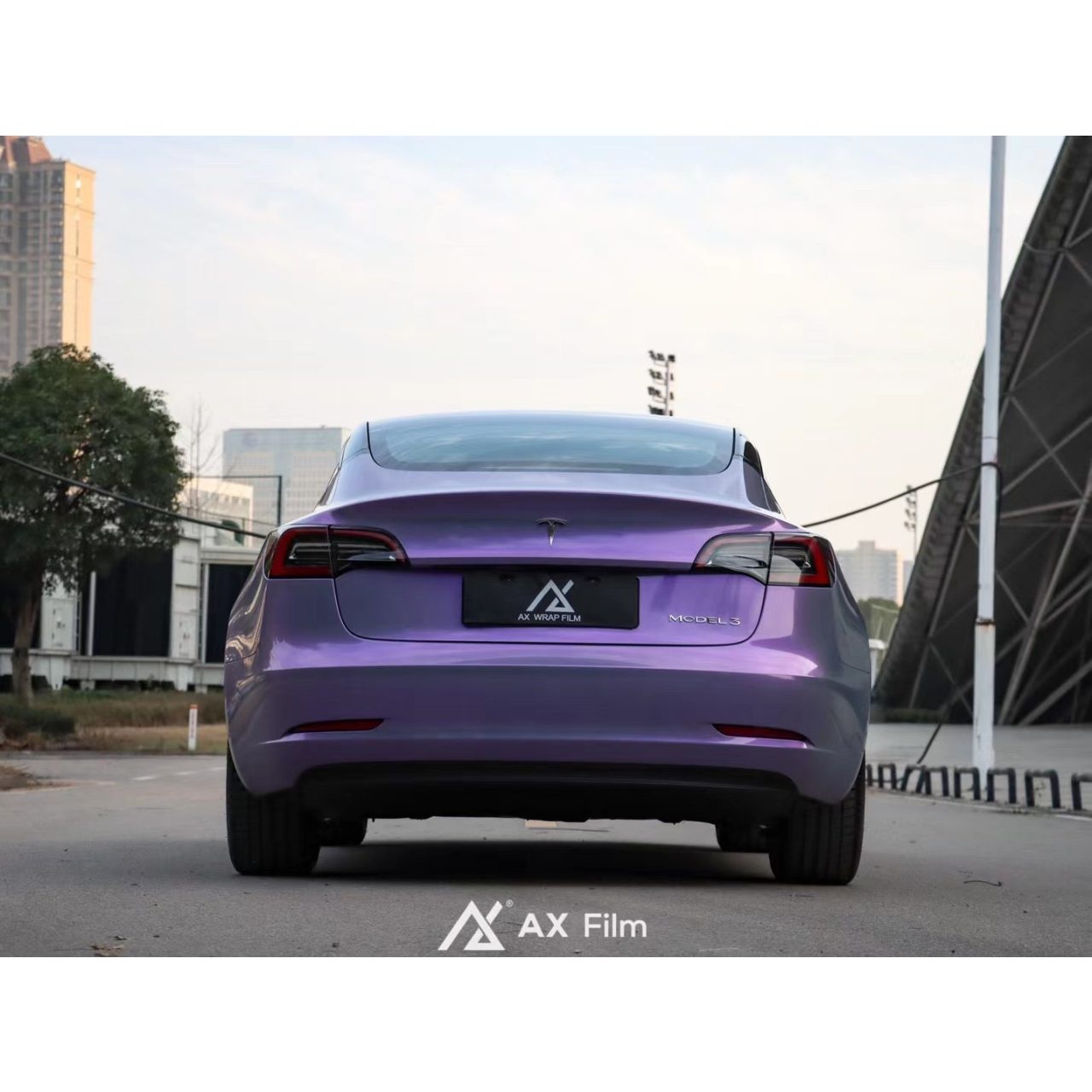 AX WRAP FILM FANTASTIC GREY PURPLE - MÀU XÁM TÍM FANTASTIC - Hình 5