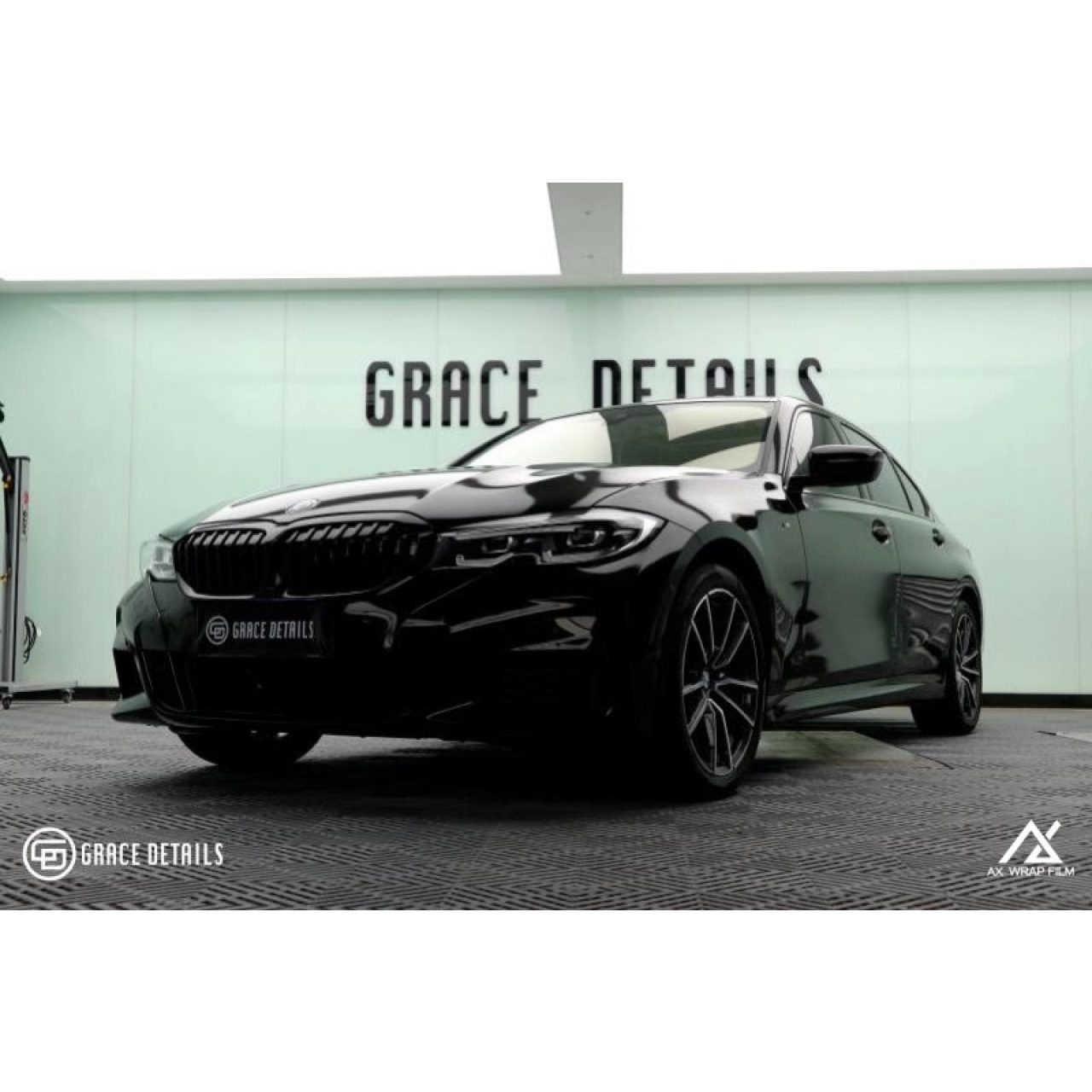 AX WRAP FILM GLOSS BLACK - ĐEN BÓNG BMW 325 - Hình 2