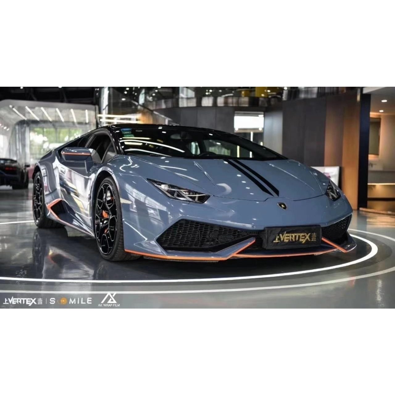AX WRAP FILM GLOSS CEMENT GRAY – XÁM XI MĂNG BÓNG LAMBORGHINI - Hình 4
