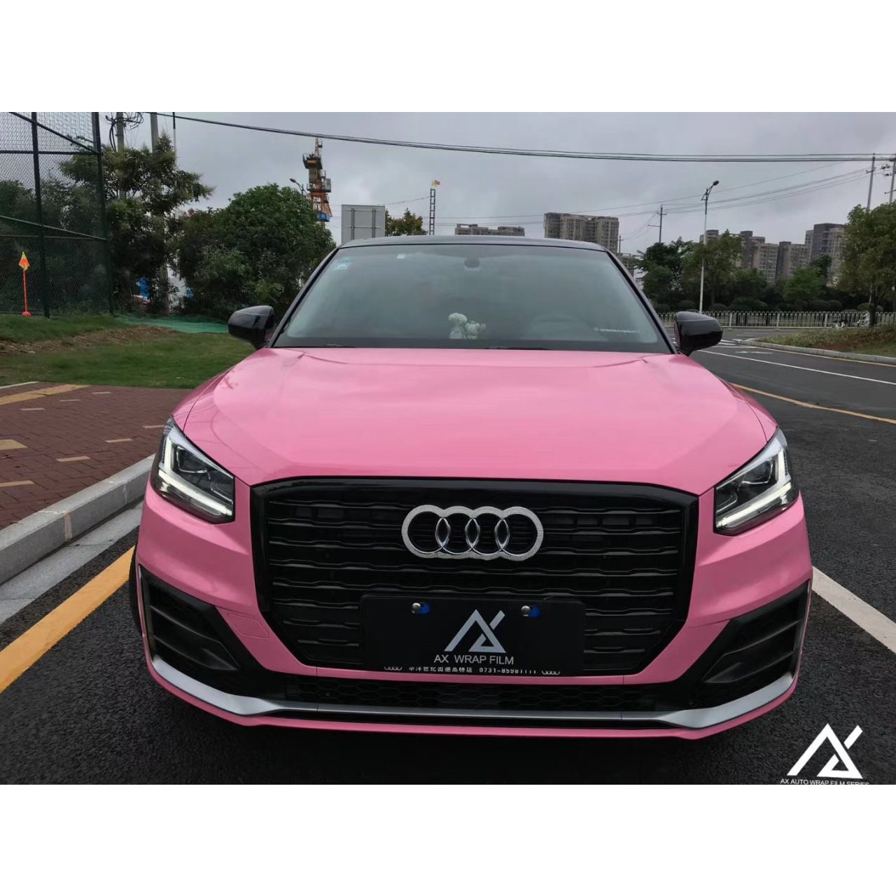AX WRAP FILM GLOSS LIGHT PINK – HỒNG BÓNG NHẸ AUDI Q2 - Hình 2