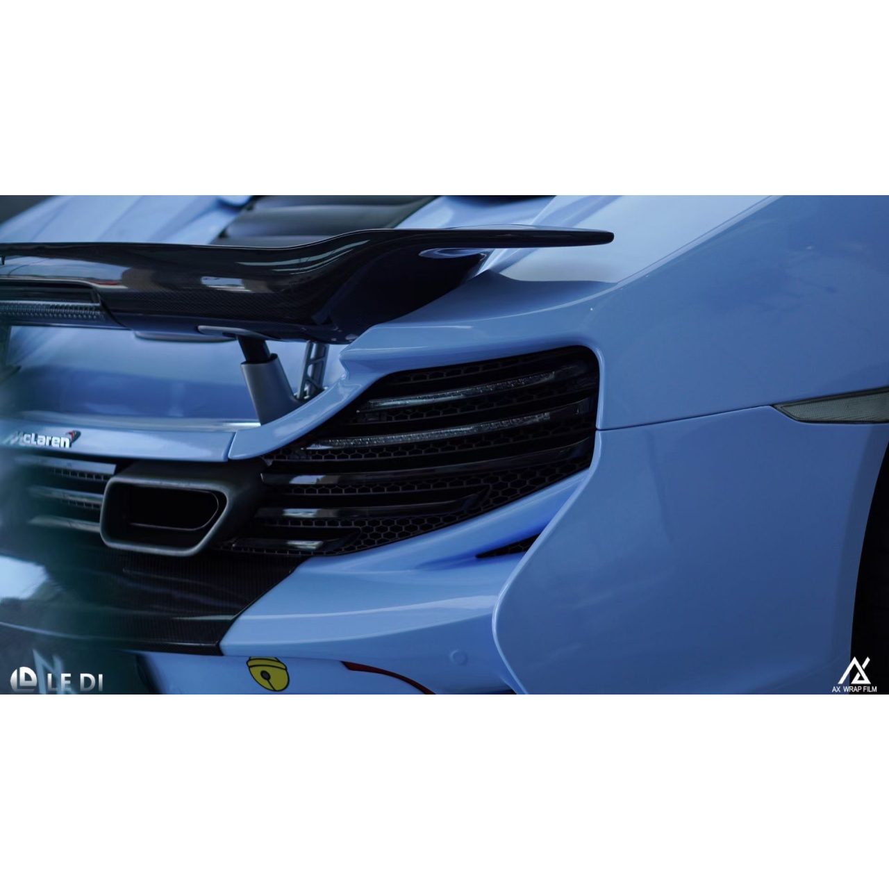 AX WRAP FILM GLOSS MISTY BLUE – XANH SƯƠNG BÓNG MCLAREN - Hình 5
