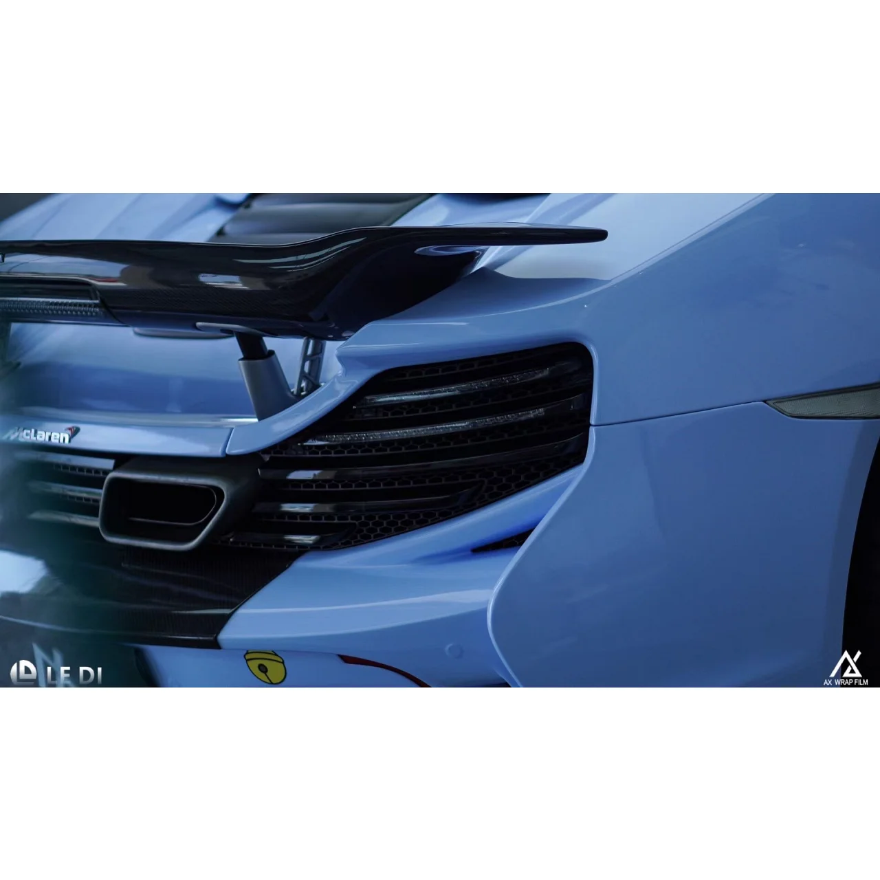 AX WRAP FILM GLOSS MISTY BLUE – XANH SƯƠNG BÓNG MCLAREN - Hình 5