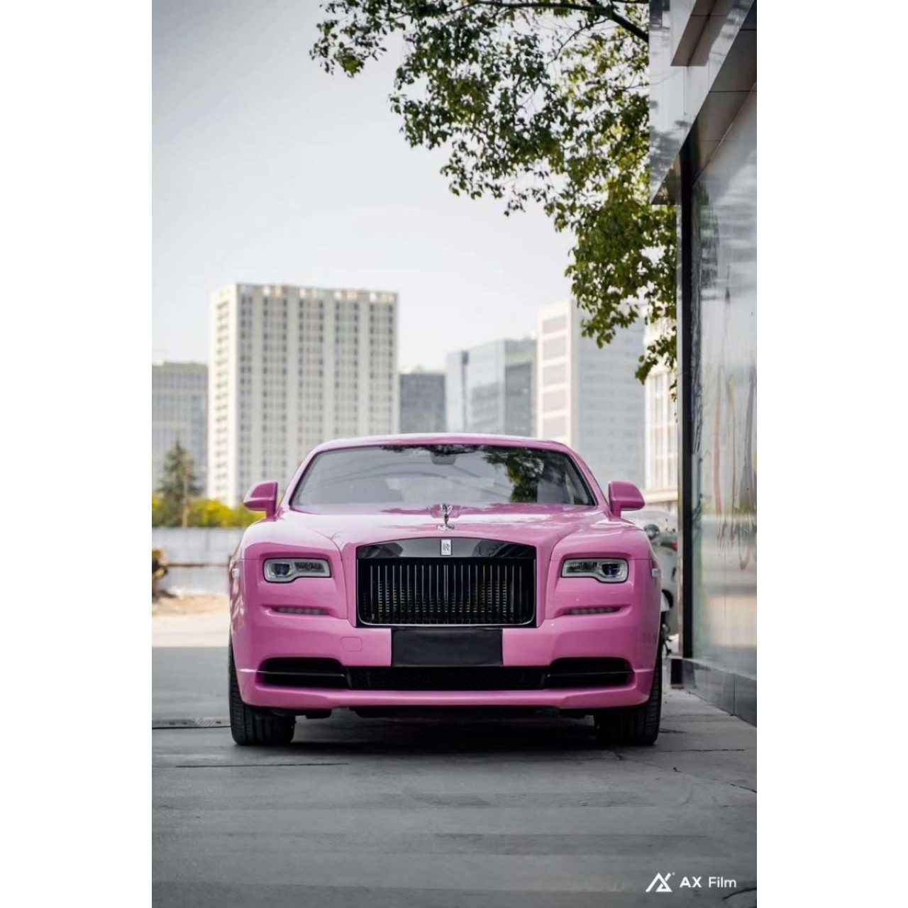 AX WRAP FILM GLOSS PINK - MÀU HỒNG BÓNG - Hình 3