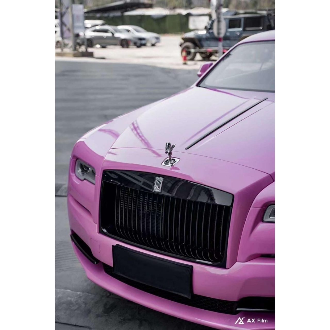 AX WRAP FILM GLOSS PINK - MÀU HỒNG BÓNG - Hình 4