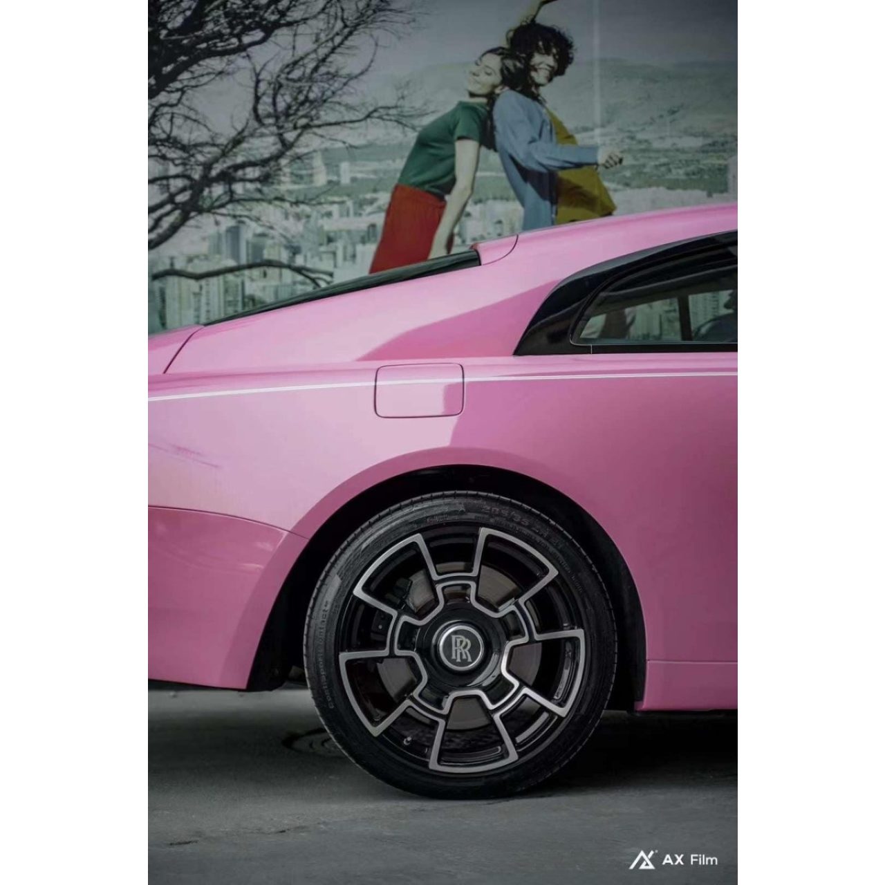 AX WRAP FILM GLOSS PINK - MÀU HỒNG BÓNG - Hình 5