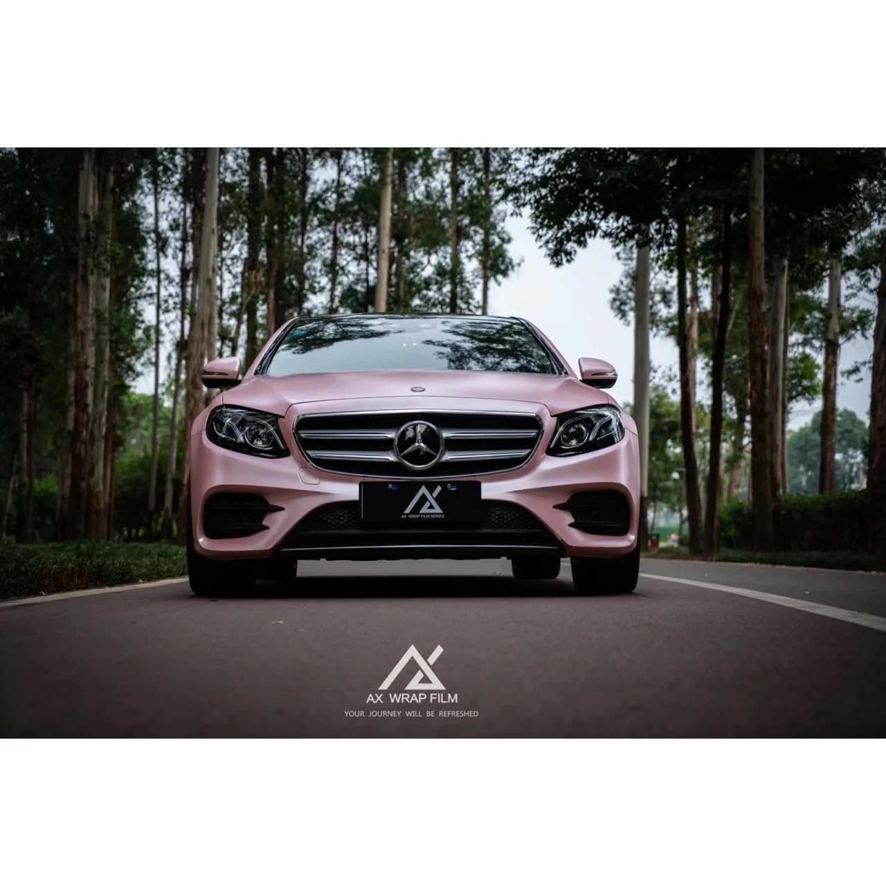 AX WRAP FILM PEARL METALLIC SAKURA PINK - HỒNG SAKURA ÁNH KIM NGỌC TRAI - Hình 2