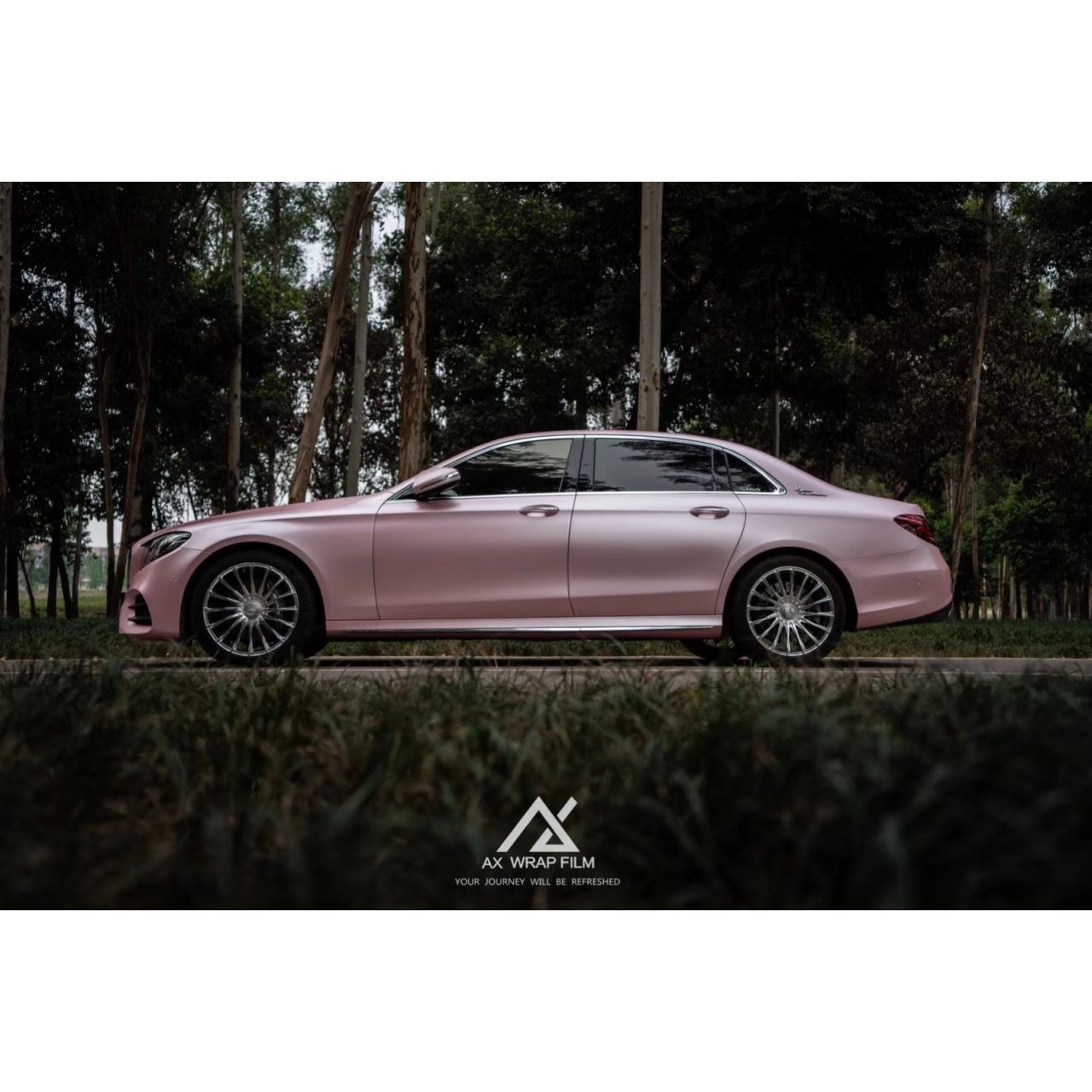 AX WRAP FILM PEARL METALLIC SAKURA PINK - HỒNG SAKURA ÁNH KIM NGỌC TRAI - Hình 3
