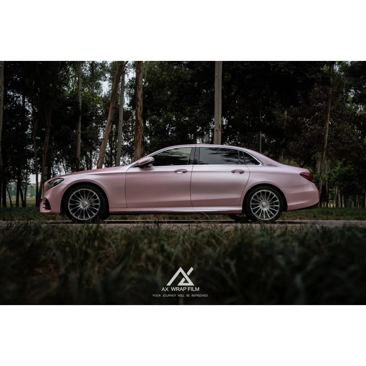 AX WRAP FILM PEARL METALLIC SAKURA PINK - HỒNG SAKURA ÁNH KIM NGỌC TRAI - Hình 3
