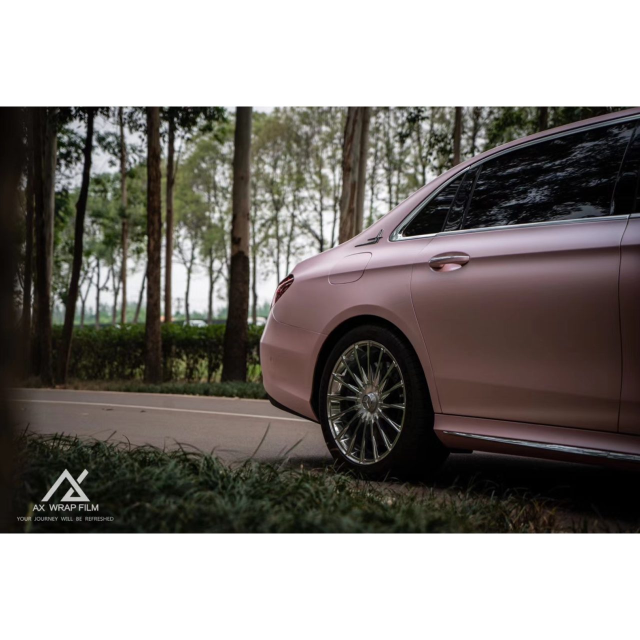 AX WRAP FILM PEARL METALLIC SAKURA PINK - HỒNG SAKURA ÁNH KIM NGỌC TRAI - Hình 4