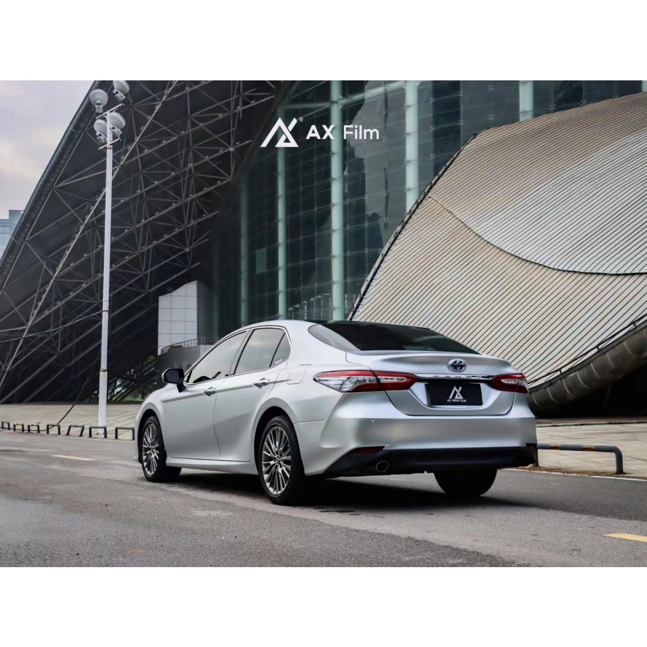 AX WRAP FILM PEARL METALLIC SILVER - MÀU BẠC NGỌC TRAI KIM LOẠI - Hình 3