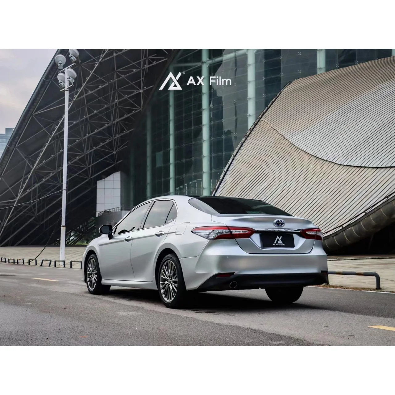 AX WRAP FILM PEARL METALLIC SILVER - MÀU BẠC NGỌC TRAI KIM LOẠI - Hình 3