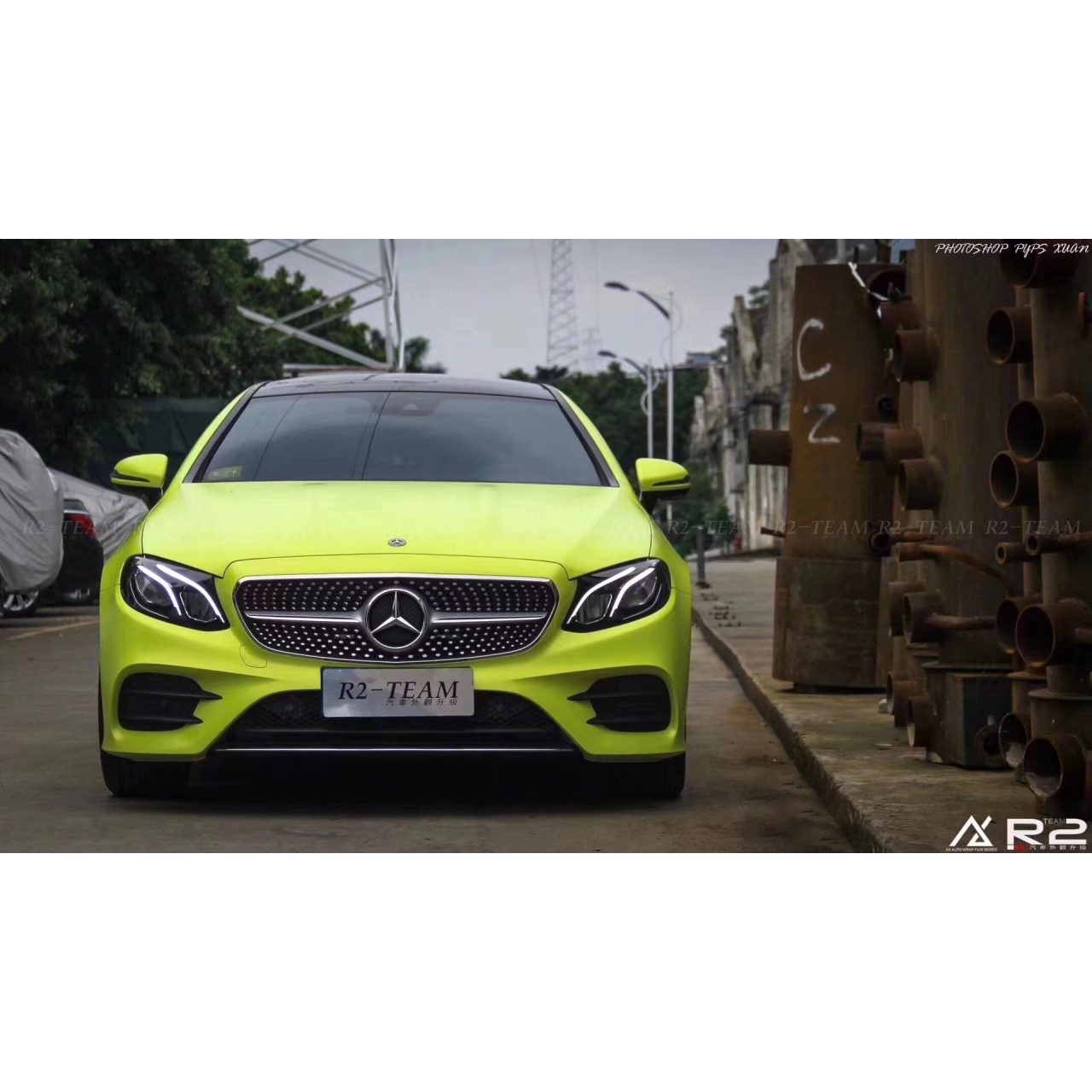 AX WRAP FILM PEARL METALLIC TENDER GREEN - MÀU XANH NGỌC TRAI DỊU DÀNG - Hình 3