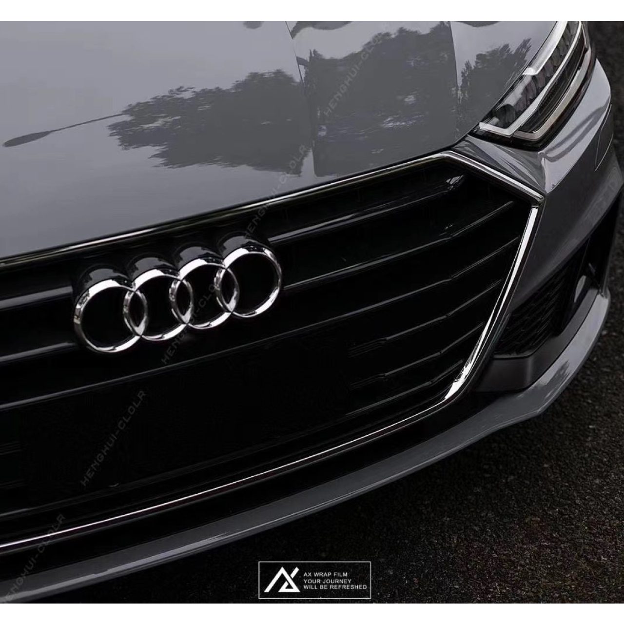 AX WRAP FILM ULTRA GLOSS NANDO GRAY - XÁM NARDO SIÊU BÓNG - Hình 4