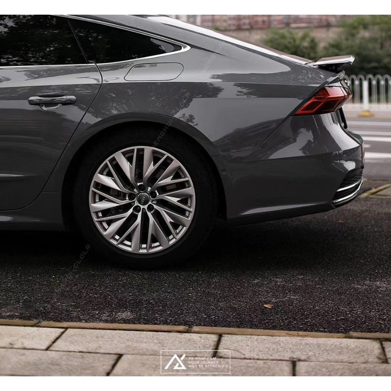 AX WRAP FILM ULTRA GLOSS NANDO GRAY - XÁM NARDO SIÊU BÓNG - Hình 3