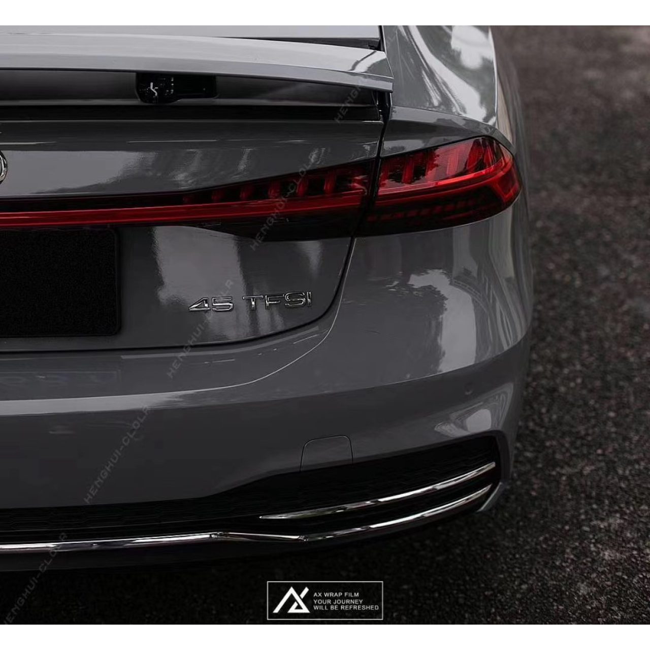 AX WRAP FILM ULTRA GLOSS NANDO GRAY - XÁM NARDO SIÊU BÓNG - Hình 2