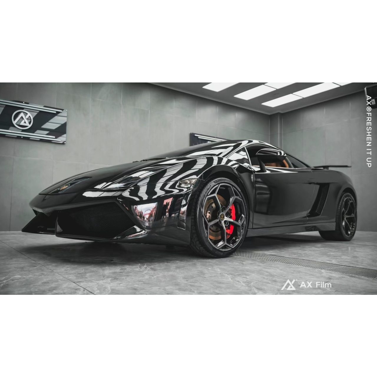 AX PPF/WRAP FILM ULTRA GLOSS PIANO BLACK – ĐEN PIANO SIÊU BÓNG LAMBORGHINI - Hình 2