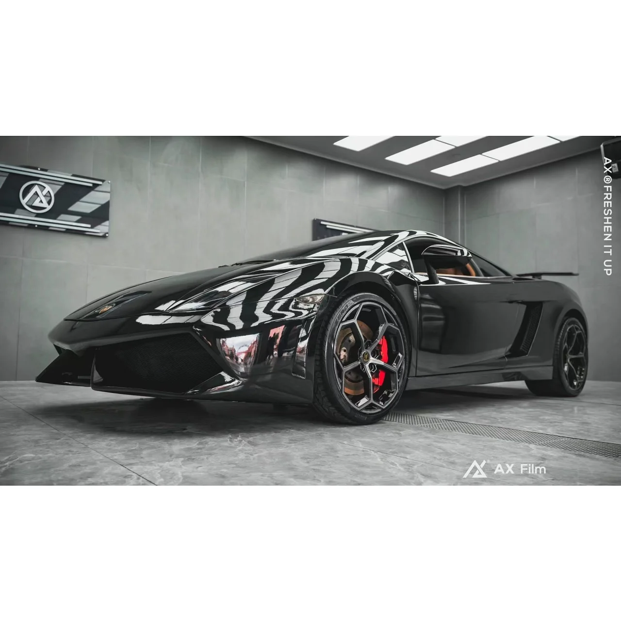 AX PPF/WRAP FILM ULTRA GLOSS PIANO BLACK – ĐEN PIANO SIÊU BÓNG LAMBORGHINI - Hình 2