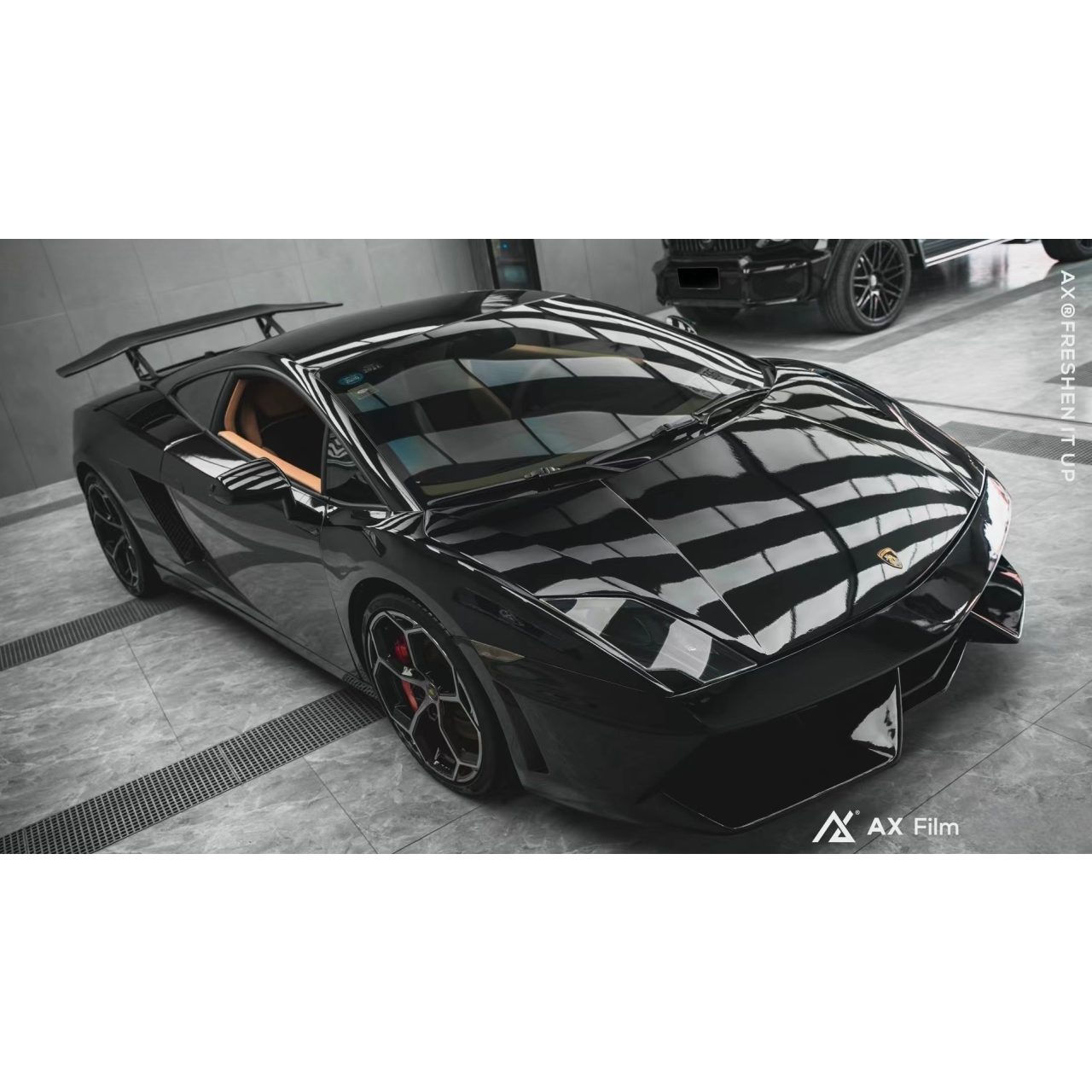 AX PPF/WRAP FILM ULTRA GLOSS PIANO BLACK – ĐEN PIANO SIÊU BÓNG LAMBORGHINI - Hình 3