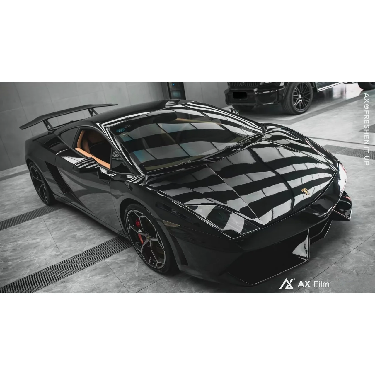 AX PPF/WRAP FILM ULTRA GLOSS PIANO BLACK – ĐEN PIANO SIÊU BÓNG LAMBORGHINI - Hình 3