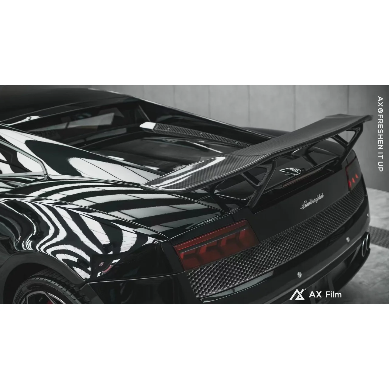 AX PPF/WRAP FILM ULTRA GLOSS PIANO BLACK – ĐEN PIANO SIÊU BÓNG LAMBORGHINI - Hình 4