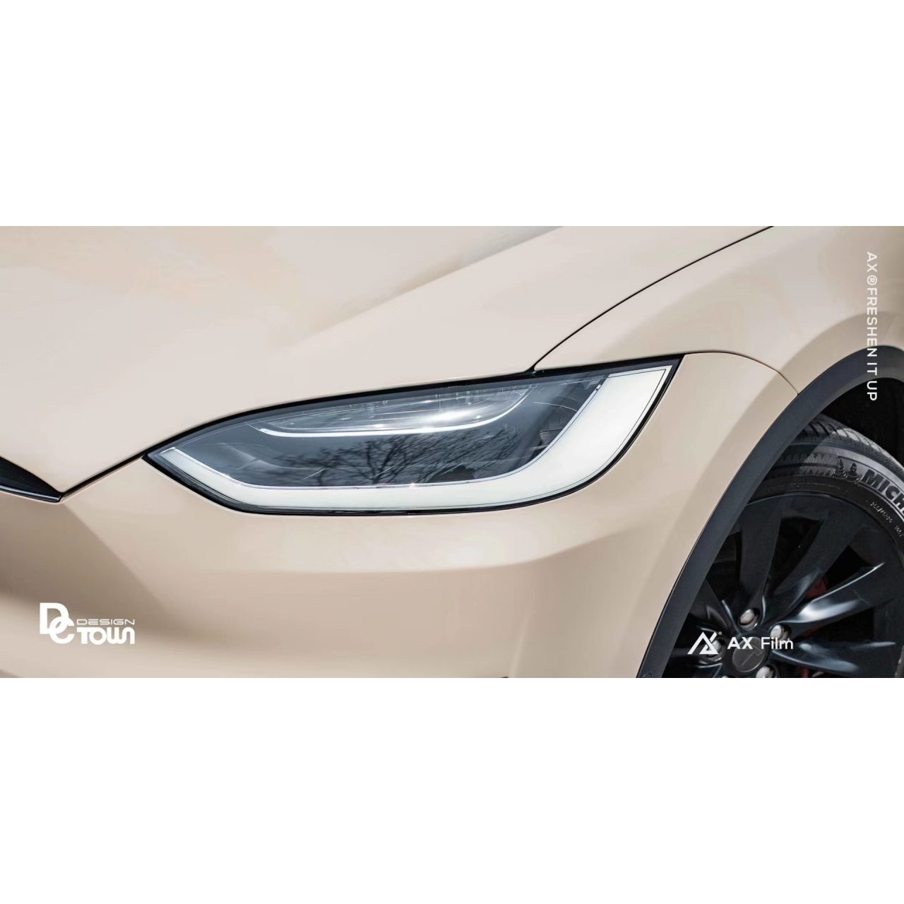 AX WRAP FILM ULTRA GLOSS SAHARA YELLOW - VÀNG SA MẠC SIÊU BÓNG - Hình 5