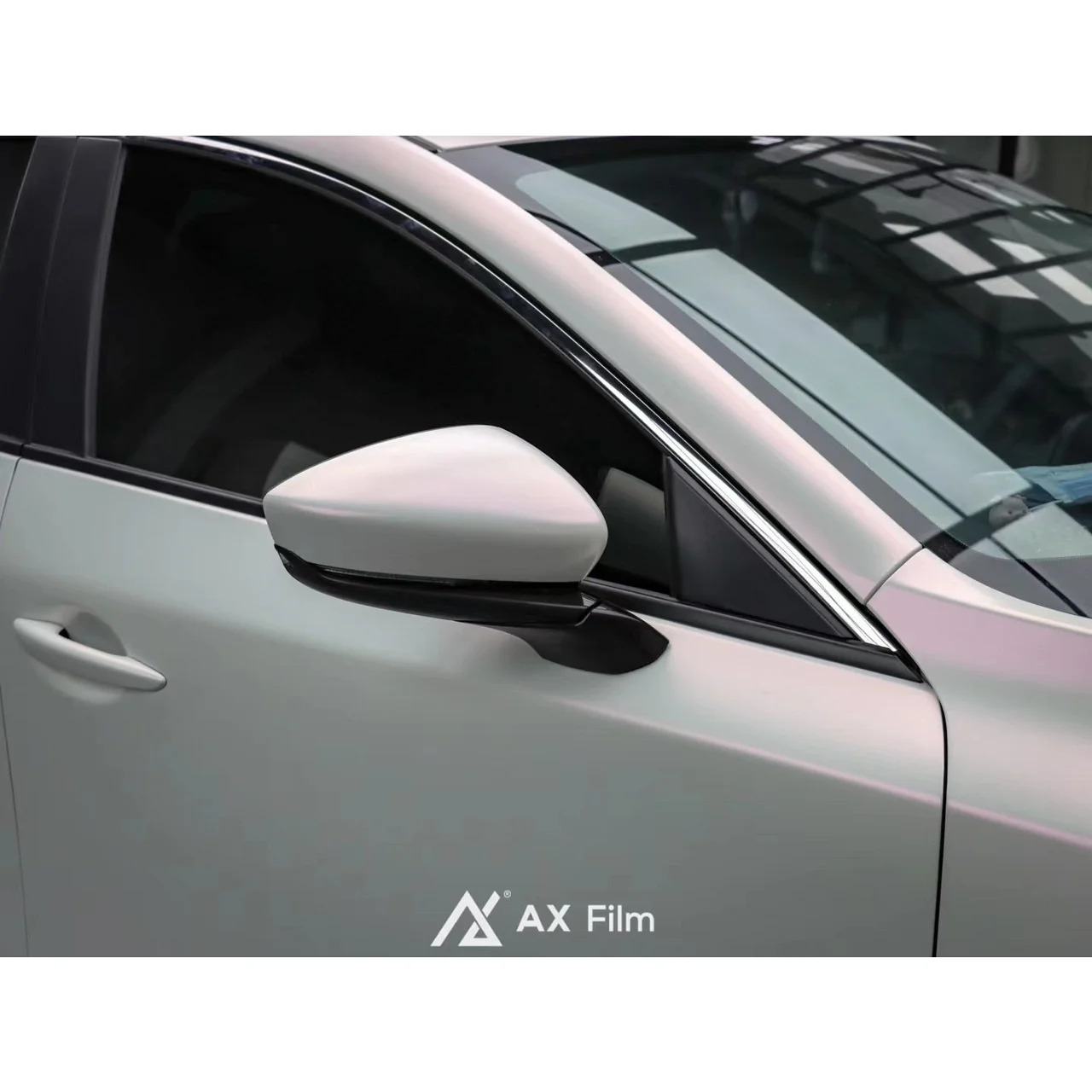 AX WRAP FILM PEARL METALLIC WHITE IRIDESCENT RED - NGỌC TRAI ÁNH KIM ĐỎ - Hình 1