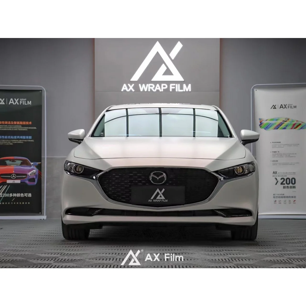 AX WRAP FILM PEARL METALLIC WHITE IRIDESCENT RED - NGỌC TRAI ÁNH KIM ĐỎ - Hình 2