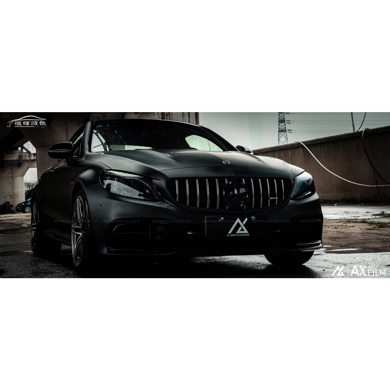 AX WRAP FILM SATIN BLACK - MÀU ĐEN SATIN - Hình 5