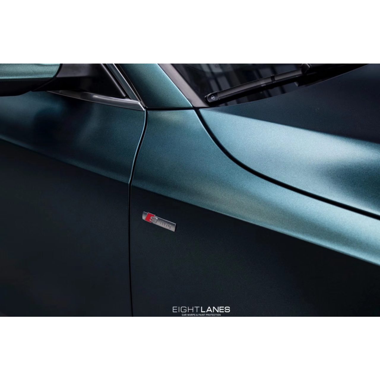 AX WRAP FILM PEARL METALLIC BLACKISH GREEN - MÀU XANH ĐEN ÁNH KIM NGỌC TRAI - Hình 2