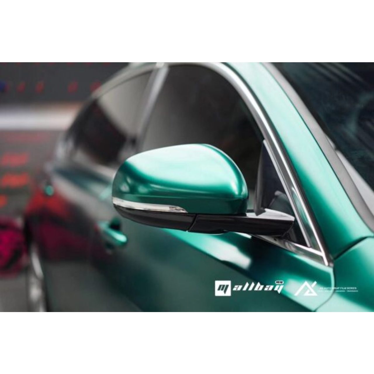 AX WRAP FILM PEARL METALLIC EMERALD - XANH NGỌC LỤC BẢO HIỆU ỨNG NGỌC TRAI KIM LOẠI - Hình 3