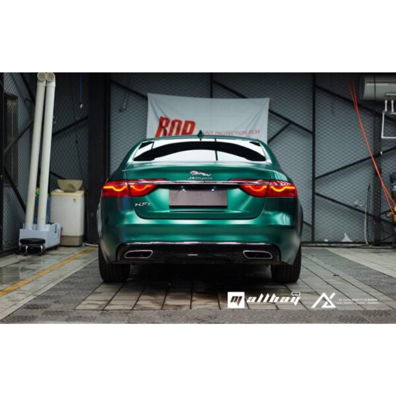 AX WRAP FILM PEARL METALLIC EMERALD - XANH NGỌC LỤC BẢO HIỆU ỨNG NGỌC TRAI KIM LOẠI - Hình 4