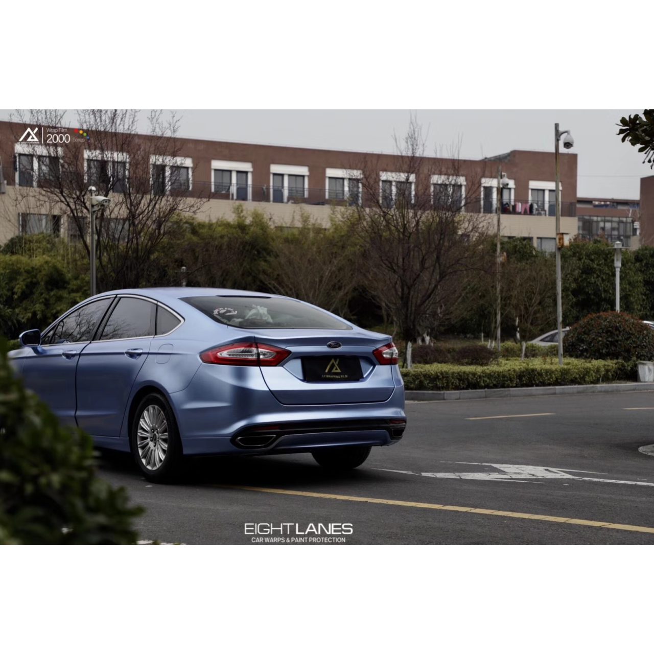 AX WRAP FILM PEARL METALLIC MISTY BLUE - NGỌC TRAI KIM LOẠI MÀU XANH SƯƠNG MÙ - Hình 4