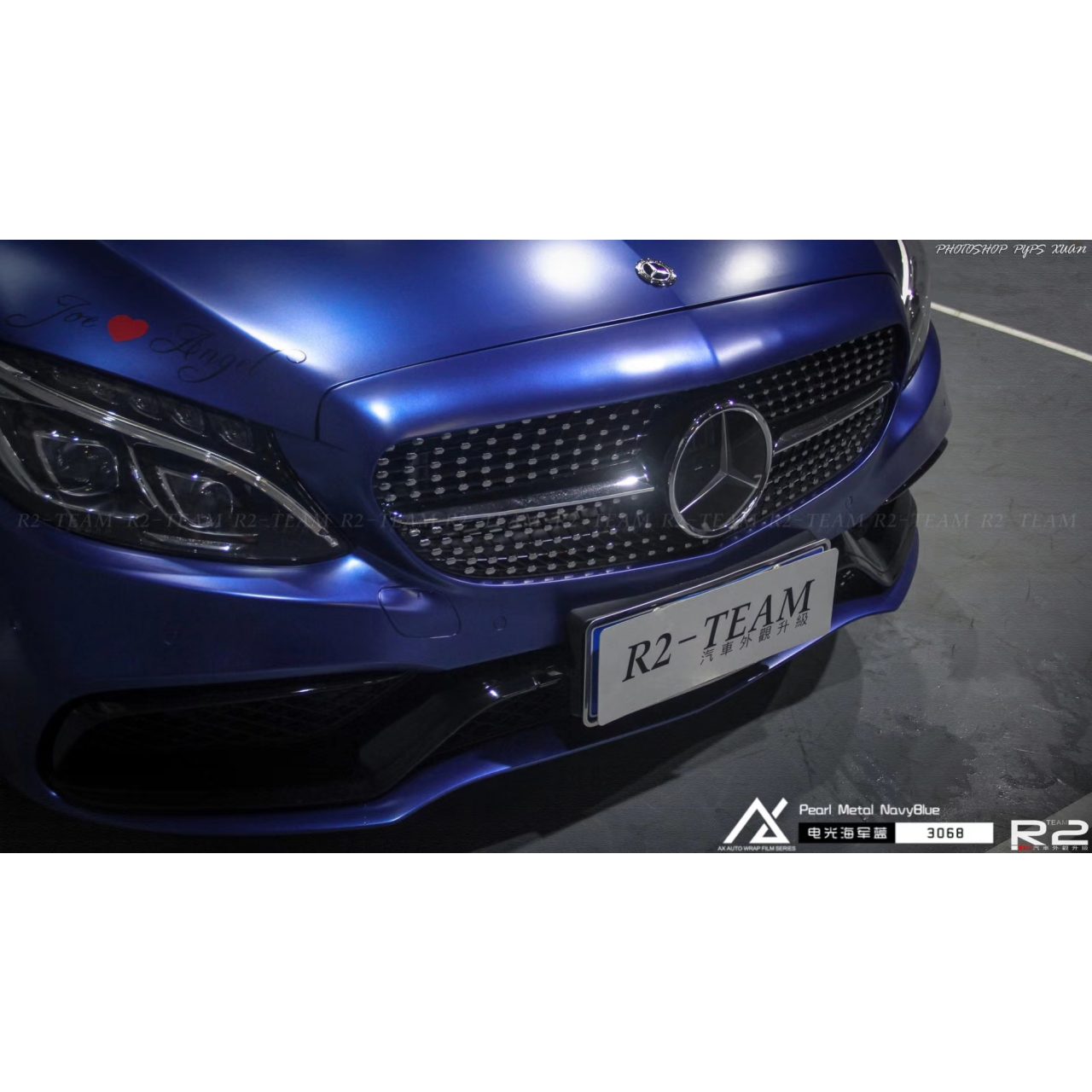 AX WRAP FILM PEARL METALLIC MISTY BLUE - MÀU XANH HẢI QUÂN ÁNH KIM NGỌC TRAI - Hình 4