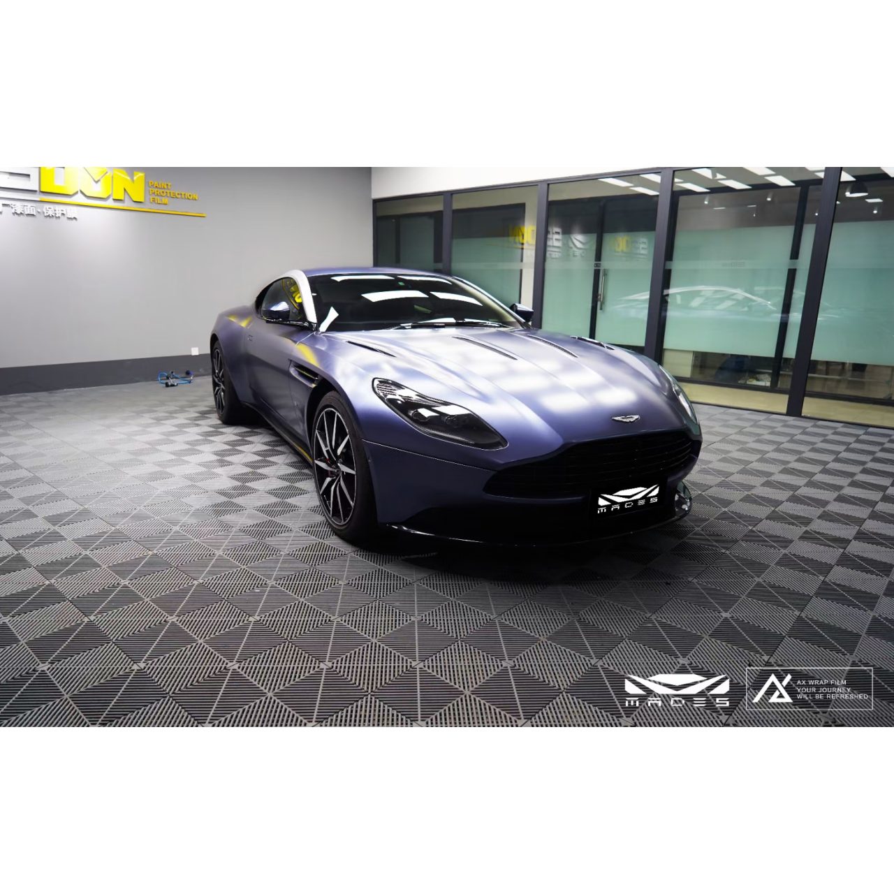 AX WRAP FILM PEARL METALLIC STORM BLUE - NGỌC TRAI ÁNH KIM MÀU XANH BÃO - Hình 4